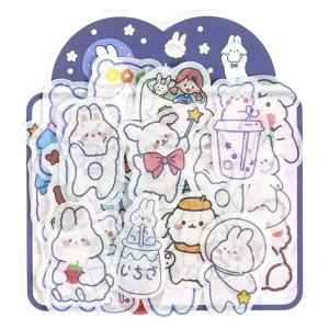Set di adesivi carini a cartoni animati per bambini scrapbooking custodia per telefono