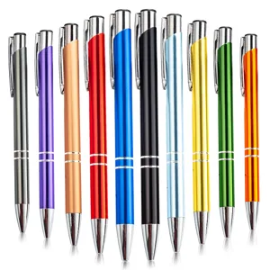 Creative Metal Ballpoint Pen Aluminum Alloy Retractable Rollerball Pen For Business Office Writing Use