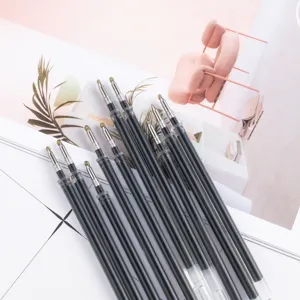 Hochwertige schwarze Gelstift-Minen, glatte Ersatz-Kugelschreiberminen fuer das Buero.