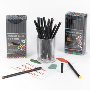 Colored Fineliner Pens Fine Point Drawing Pens Watercolor Marker Pens For Journaling Writing Art Supplies