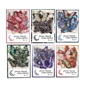 Adesivi per diario farfalla vintage 30 pezzi set adesivi decorativi estetici collage fai da te