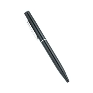 Portable short ballpoint pen mini pocket swivel pen for office school black writing tool