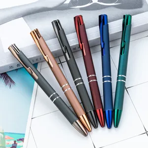 Metall Einziehbar Kugelschreiber Aluminiumgehäuse Bullet Feder Büro Business Schule Schreibwaren Geschenk Stift