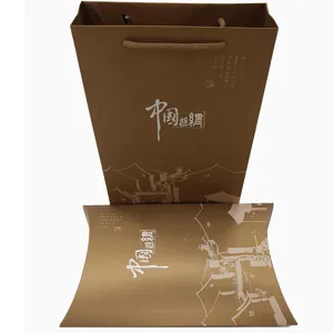 Set de caja de regalo para bufanda bolsa de papel embalaje de lujo para bufandas
