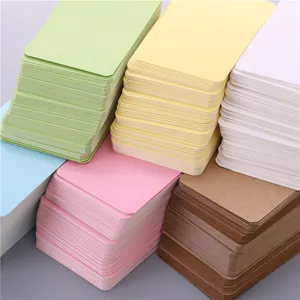 Schede indice vuote colorate flashcard fai da te biglietti memo cancelleria set
