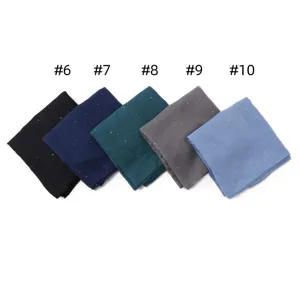 Detailed view of lightweight breathable sequin scarves in multiple colors for daily styling.