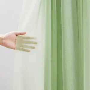 Outdoor wedding sheer curtain background arch white and green fabric decoration backdrop