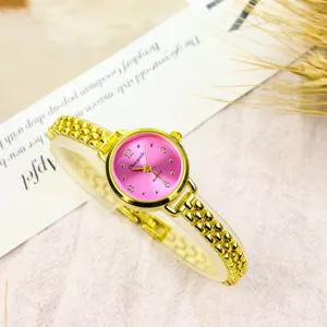 Women's quartz watch minimalist small dial chain bracelet fashion daily wear accessory