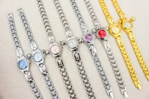 Reloj de cuarzo para mujer lindo colgante corazón pulsera elegante regalo moda
