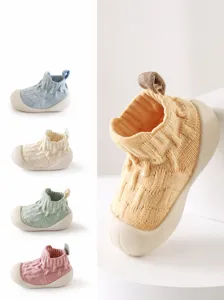 Infant Toddler Prewalker Shoes Anti Slip Soft Sole Knit Floor Socks Spring Autumn Baby Walking Shoes For Boys Girls