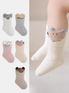 Newborn baby socks cotton cute cartoon animal infant anti-pilling seamless breathable