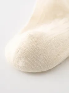 Baby toddler tights seamless toe breathable mesh design comfortable daily wear white