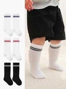 Summer breathable mesh baby anti-mosquito long socks, high tube socks for kids wear.
