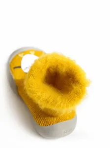 Kinder Winter Fleece gefütterte Anti-Rutsch Socken Schuhe süß warme Babyschuhe neu