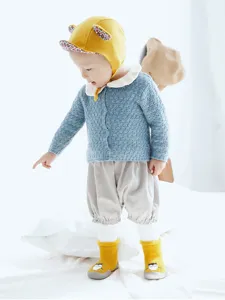 Kleinkind Anti-Rutsch Hausschuhe Socken Winter warm Plüsch verdickt Indoor Baby Lauflernschuhe
