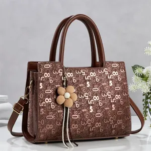 Damen Mode Umhängetasche Urban Minimalistisch PU-Leder Top-Handle Satchel Tasche Lässige Tägliche Pendler Handtasche Für Damen