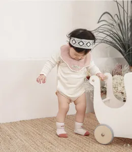 Cute infant toddler non slip socks soft baby walking socks indoor floor socks for kids