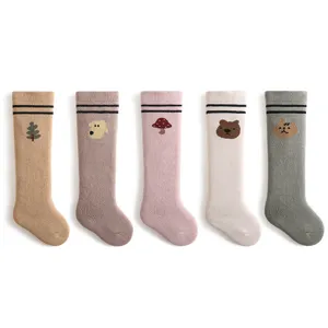 Neonato Infante Bambino Tubo Alto Calze di Cotone Simpatico Animale Cartoon Design Spugna Ispessita Calde Calze Invernali Per Bambini
