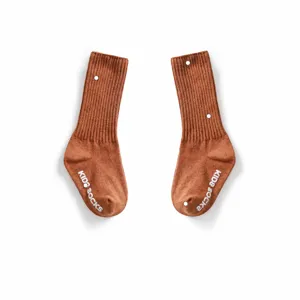 Kinder reine Baumwolle lange Socken Herbst einfarbig Anti-Rutsch Socken für Babys weich