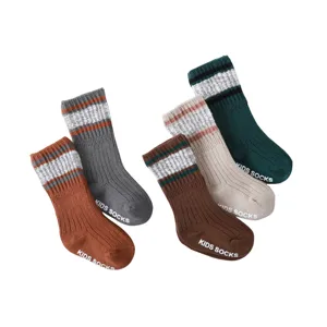 Kids thick cotton high-tube anti-slip anti-skid floor socks toddler baby winter warm socks