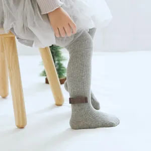 Baby Girls Tights Fall Spring Combed Cotton Toddler Leggings Cute Bowknot Infant Princess Pantyhose