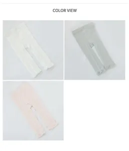 Leggings estivi sottili da bambino in rete cotone pettinato traspirante collant nove punti