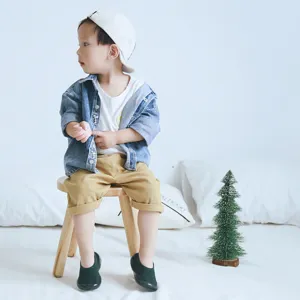 Baby Kleinkind Boden Socken Schuhe rutschfeste weiche Sohle Baumwolle Kinderschuhe draußen