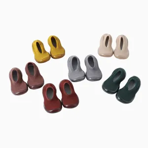 Baby Lauflernschuhe rutschfeste weiche Sohle atmungsaktive gekämmte Baumwolle Socken