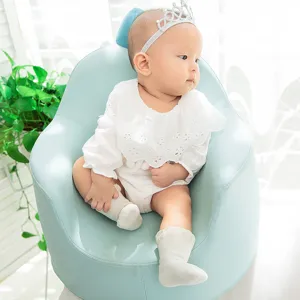 Prachtige katoenen kanten babysokjes voor zuigelingen zachte gekamde katoenen sokken.