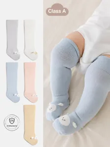 Infant Long Tube Cotton Socks Cute 3D Animal Ears Newborn Over Knee High Socks Soft Breathable Baby Daily Wear