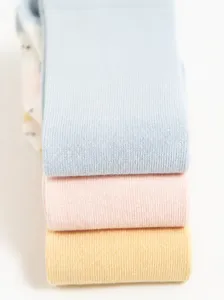 Baby knee high socks cotton infant toddler over knee long socks breathable cute