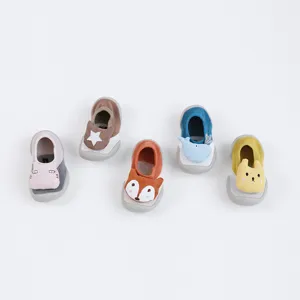 Süße Kleinkind Anti-Rutsch-Bodensocken mit weichen Sohlen und niedlichen Tierdesigns für Babys