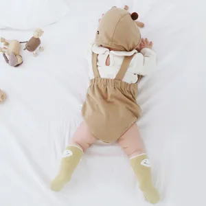 Chaussettes de bébé épaissies nouveau-né mignon dessin animé antidérapant chaud automne 0-3 ans