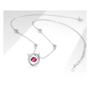 S925 Sterling Silber Schmetterling Traum Halskette Damen Luxus Herzschlag Anhänger Schmuck Kette