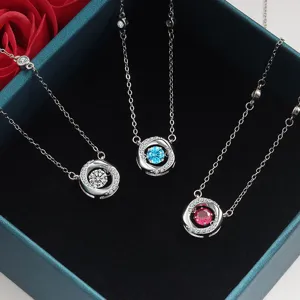 925 Sterlingsilber Möbius-Schleife Dancing Stone Anhänger Ohne Kette Für Damen Schmetterling Traum Anhänger Schmuck Geschenk