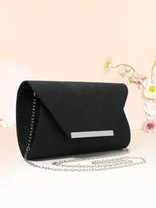 Women's Evening Clutch Bag Glitter Sequin Envelope Handbag Wedding Party Prom Shoulder Bag With Chain