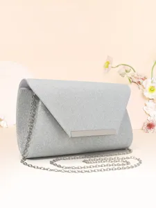 Pochette de Soirée pour Femmes Paillettes Pailleté Enveloppe Sac à Main Élégant Chaîne Sac Bandoulière Fête Mariage Sac