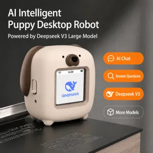 Intelligenter KI Begleiter Roboter Sprachinteraktion Lernmaschine Bluetooth Lautsprecher Silikon Süßes Welpen Design Interaktives Spielzeug