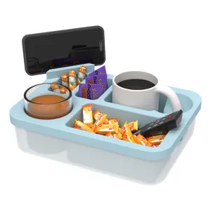 Tragbare Silikon Sofa Organizer Ablage mit Becherhalter und Handyhalter für den Haushalt.
