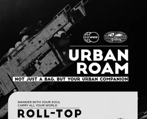Αδιάβροχο σακίδιο roll-top για άνδρες αστικές μετακινήσεις ταξίδι αθλητική τσάντα.