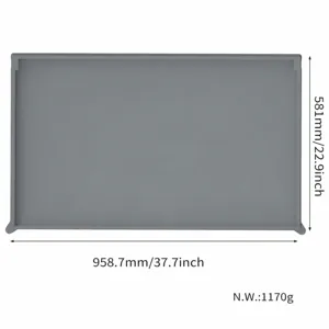 Silicone grill mat heavy duty barbecue protective mat for outdoor cooking blackstone grills