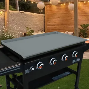 Silicone BBQ Grill Mat Heat Resistant Protective Cover For Outdoor Griddle Heavy Duty Waterproof Non Stick Grill Liner Pad