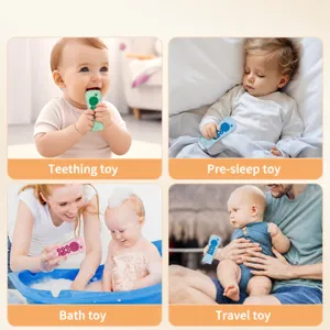 Anneau de Dentition Bebe Silicone Telecommande Jouet Molaire Nourrisson Apaiser