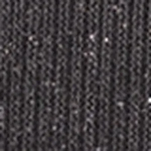 Detailed close-up view of shimmering black glitter evening bag fabric texture and sparkle design.