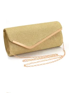 Women Fashion Evening Bag Glitter Sequin Clutch Purse Metallic V Flap Crossbody Chain Shoulder Bag Wedding Party Handbag