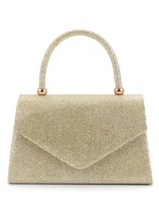 Sac de Soirée Plissé à Paillettes Scintillantes pour Femmes Pochette Enveloppe Élégante Sac à Main de Mariage pour Femmes