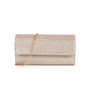Sac de soirée scintillant élégant avec chaîne pour femmes fête mariage bal accessoires.