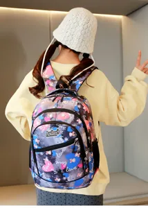 Sac a dos ecole etudiant impression coeur mignon sac de livre quotidien pour les jeunes.