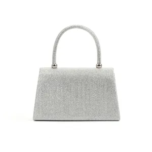 Élégant sac de soirée à paillettes argentées pour femme fête mariage sac à main