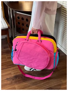 Grote sport badminton tas voor buiten fitness, casual reizen en draagbaar gym gebruik tasje.